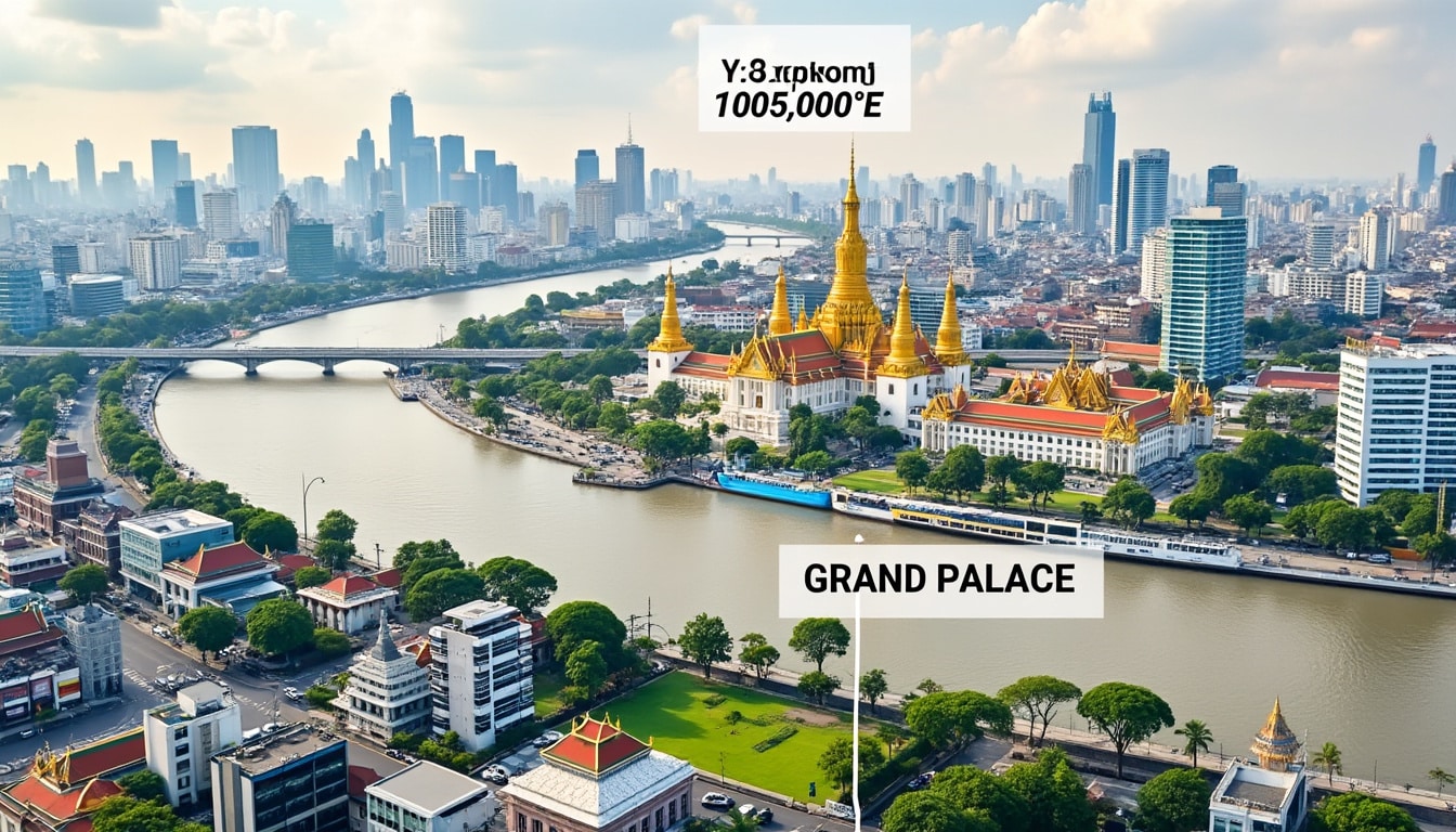 discover the precise location and geographical coordinates of bangkok, the vibrant capital of thailand. explore its position on the map and learn how to navigate this bustling metropolis with ease.