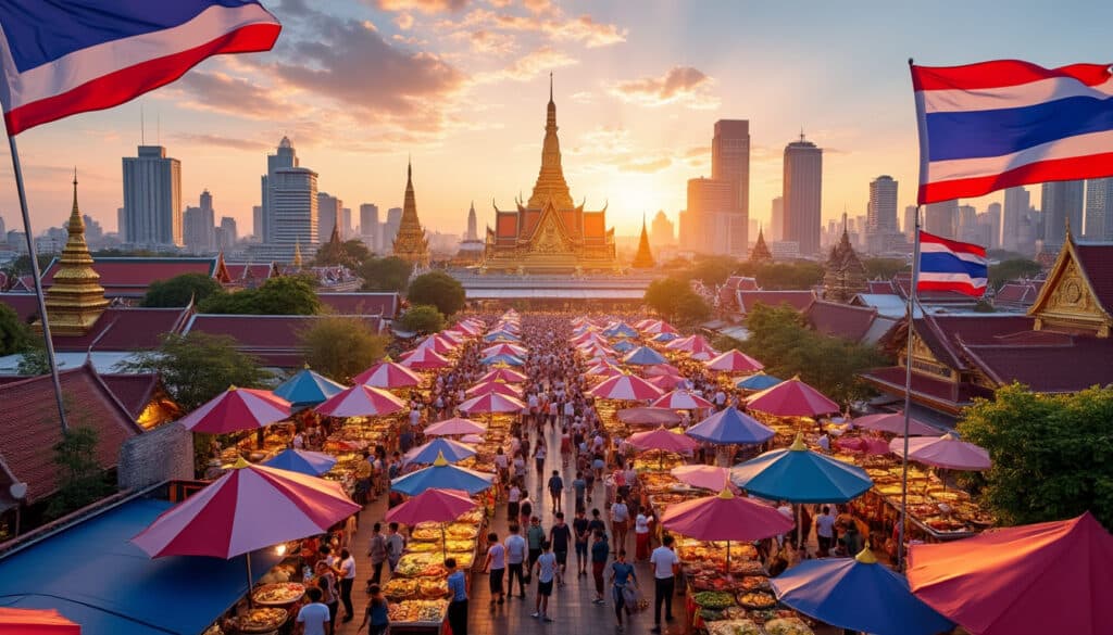 discover the diverse names, vibrant flags, and rich cultural identity of bangkok. explore how this bustling city embodies a unique blend of tradition and modernity, reflecting its dynamic history and colorful spirit.