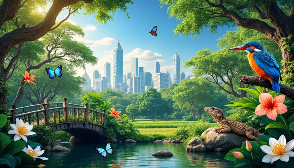 discover the vibrant nature and wildlife of bangkok, a bustling city that seamlessly blends urban life with the beauty of lush parks, serene riverbanks, and diverse animal species. explore the hidden green gems and experience the rich biodiversity that thrives within this dynamic capital.