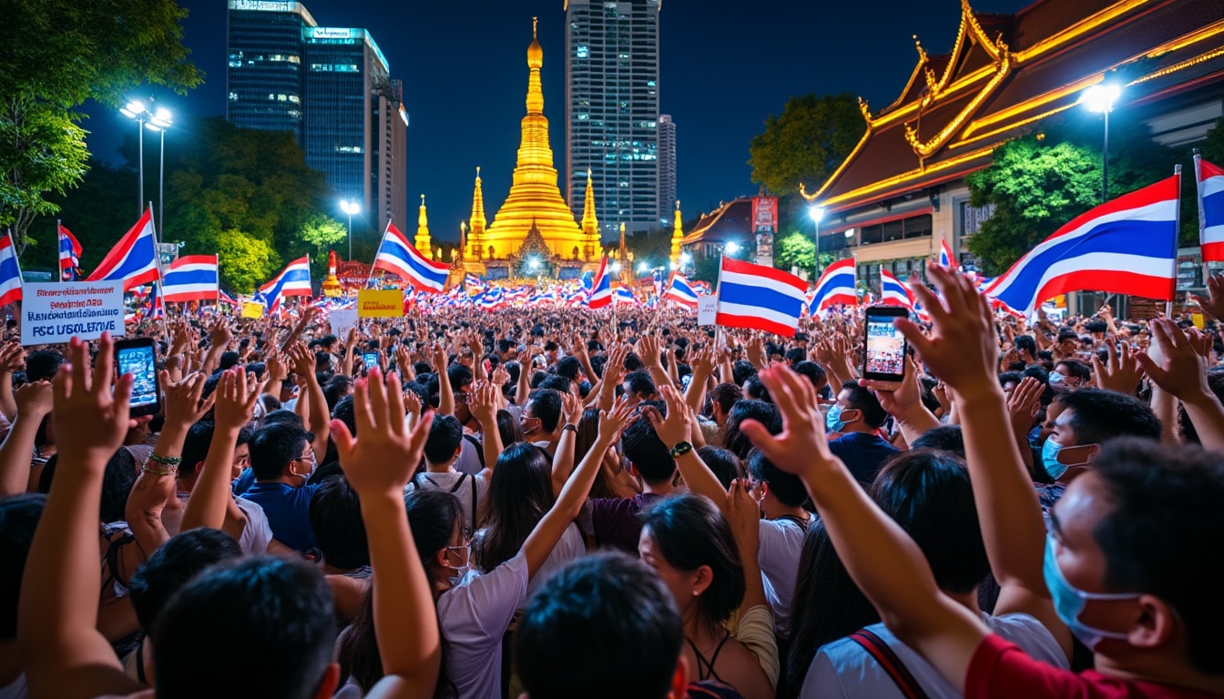 explore the recent protests and social unrest in bangkok, examining the causes, key events, and impact on the community. discover the voices of the demonstrators and the government's response in this in-depth analysis of thailand's ongoing struggle for democracy.