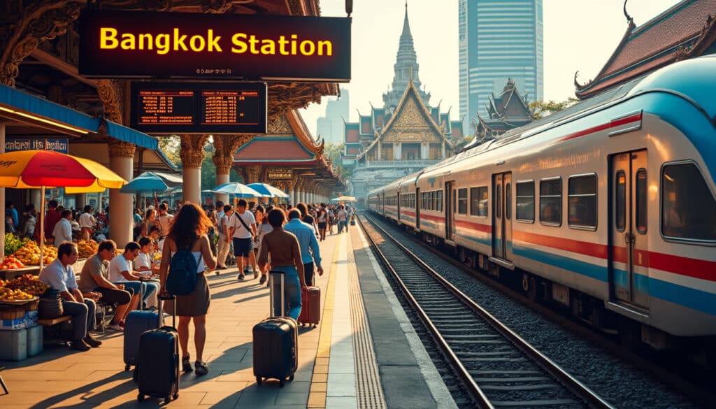 explore the vibrant world of train travel in bangkok, where modern stations meet cultural heritage. discover tips for navigating the city's extensive rail network, iconic landmarks near train stations, and the convenience of exploring thailand's capital by train.