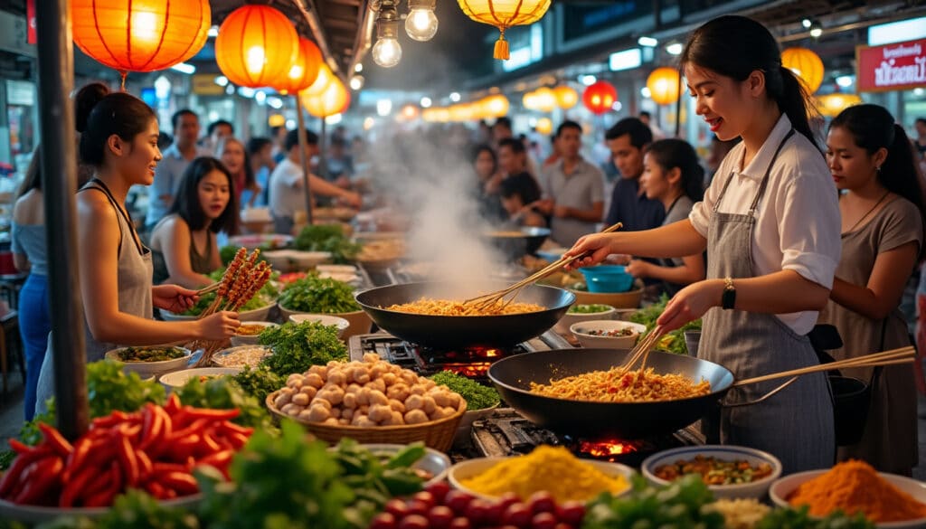 discover the diverse culinary landscape of bangkok! explore the must-try dishes, street food delights, and local favorites that define this vibrant city. from spicy curries to sweet desserts, find out what makes bangkok a food lover's paradise.