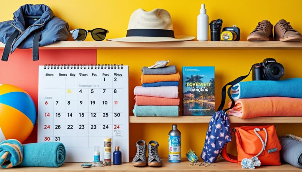 discover essential items to pack for your trip to bangkok, tailored to each month. from seasonal clothing to travel essentials, this guide ensures you're prepared for the weather and local activities throughout the year.